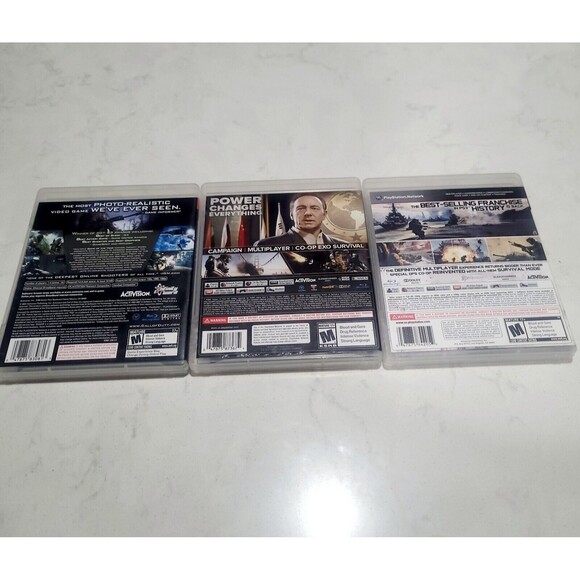 PS3 Game Lot Call of Duty 4 Modern Warfare Advanced Warfare MW3 Playstation CIB - Picture 5 of 14